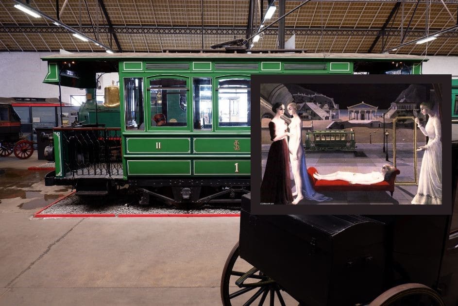 L’exposition Chemins croisés, les tramways dans l’univers de Paul Delvaux